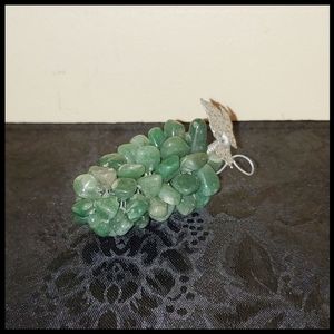 Jade Wire Wrapped Bunch of Grapes
